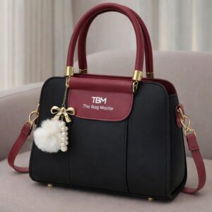 TBM The Bag Master Luxury Handbag for Women – Elegant Two-Tone Designer Tote Bag